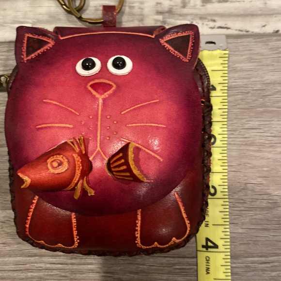 Leather Bracelet & Purse Set. Many uses for adults w/Key Chain & Wristlet Strap - Picture 6 of 15